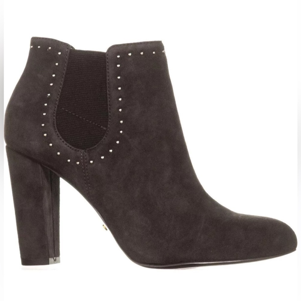 Womens Ralph Lauren Vivianne Chelsea Booties, Charcoal Size 7.5